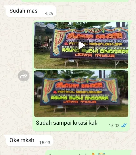 Pengiriman Papan Bunga Turirejo Jepon